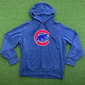 Vintage Antigua Chicago Cubs MLB Baseball Pullover Sweatshirt Hoodie Sz XL